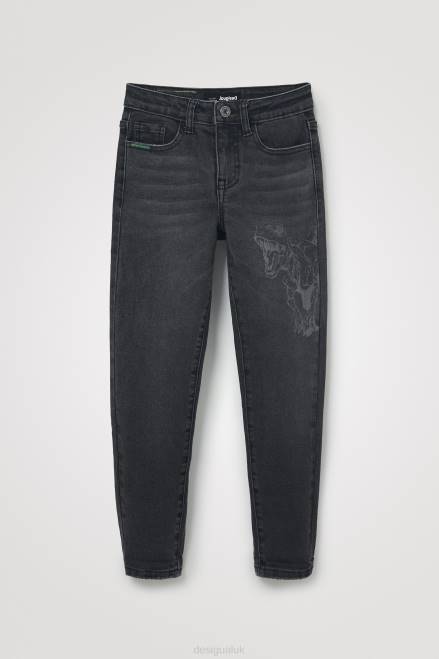 Embroidered jeans Desigual Boy 2ZPR1890 Clothing