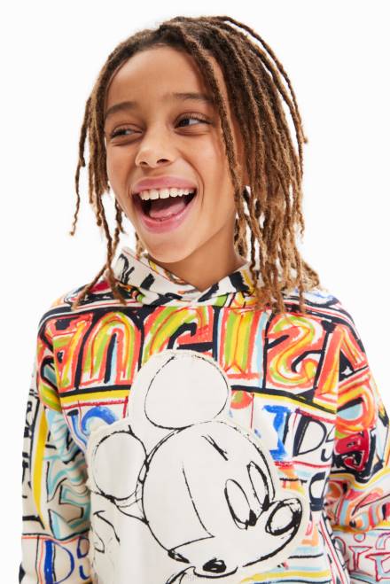 Disney\'s Mickey Mouse oversize sweatshirt Desigual Boy 2ZPR1735 Clothing