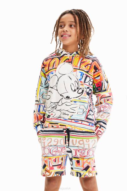 Disney\'s Mickey Mouse oversize sweatshirt Desigual Boy 2ZPR1735 Clothing