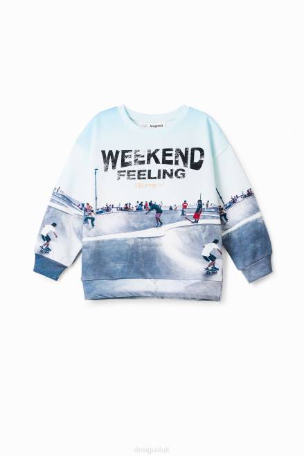 Skate park sweatshirt Desigual Boy 2ZPR1833 Clothing