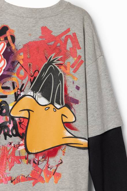 Looney Tunes double-sleeve T-shirt Desigual Boy 2ZPR1741 Clothing