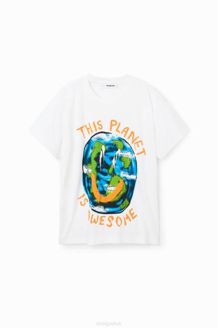 Oversize planet T-shirt Desigual Boy 2ZPR1806 Clothing