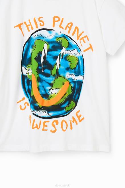 Oversize planet T-shirt Desigual Boy 2ZPR1806 Clothing