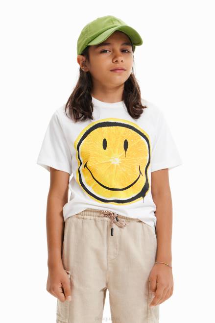 Short-sleeve Smiley T-shirt Desigual Boy 2ZPR1782 Clothing