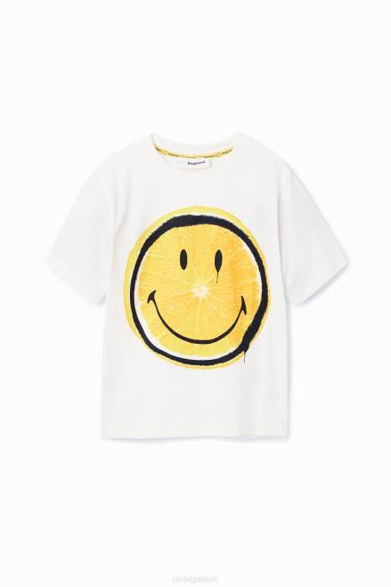 Short-sleeve Smiley T-shirt Desigual Boy 2ZPR1782 Clothing