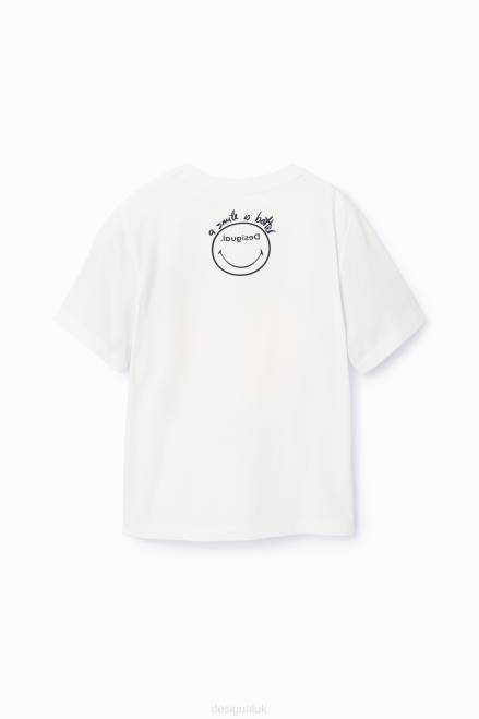 Short-sleeve Smiley T-shirt Desigual Boy 2ZPR1782 Clothing