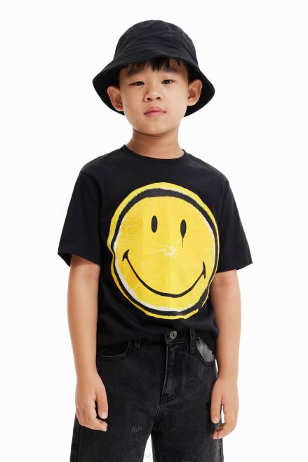 Short-sleeve Smiley T-shirt Desigual Boy 2ZPR1831 Clothing