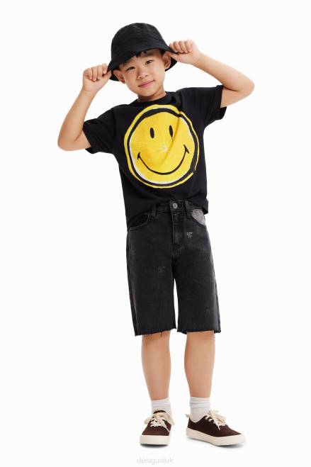Short-sleeve Smiley T-shirt Desigual Boy 2ZPR1831 Clothing