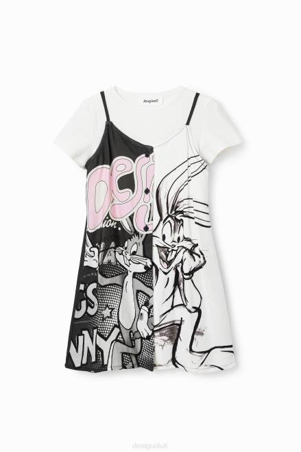 Bugs Bunny 2-in-1 Dress Desigual Girl 2ZPR1862 Clothing