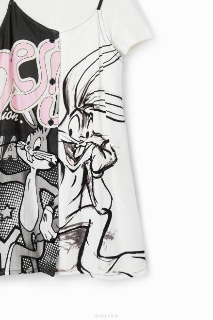 Bugs Bunny 2-in-1 Dress Desigual Girl 2ZPR1862 Clothing