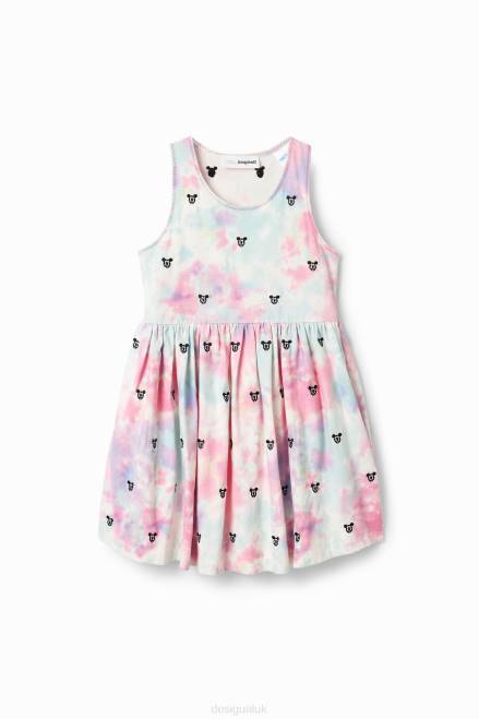 Disney\'s Mickey Mouse watercolour dress Desigual Girl 2ZPR1816 Clothing