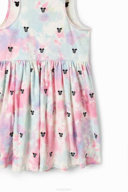 Disney\'s Mickey Mouse watercolour dress Desigual Girl 2ZPR1816 Clothing