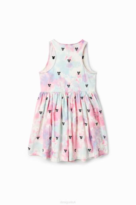 Disney\'s Mickey Mouse watercolour dress Desigual Girl 2ZPR1816 Clothing