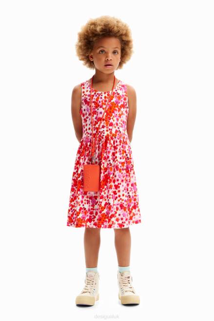 Floral print dress Desigual Girl 2ZPR1768 Clothing