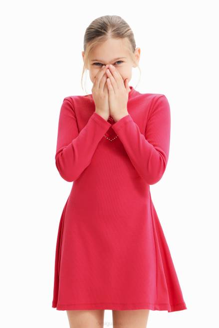 Heart cut-out dress Desigual Girl 2ZPR1738 Clothing