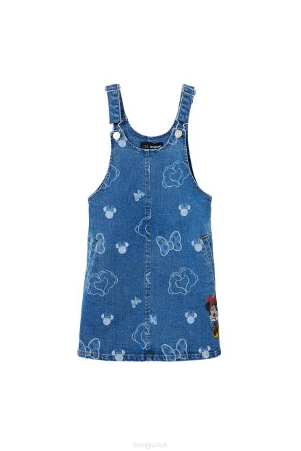 Minnie Mouse denim pinafore dress Desigual Girl 2ZPR1715 Clothing