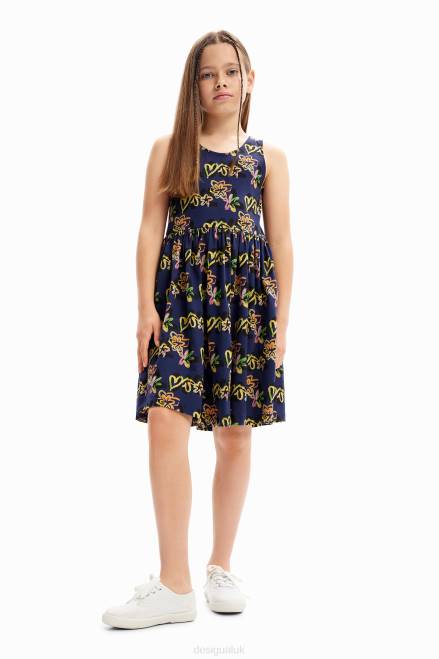 Sleeveless Love dress Desigual Girl 2ZPR1818 Clothing