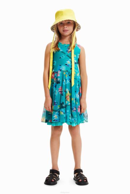 Sleeveless out-of-focus dress Desigual Girl 2ZPR1791 Clothing