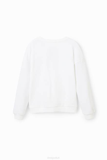 Disney\'s Mickey Mouse splatter sweatshirt Desigual Girl 2ZPR1147 Clothing