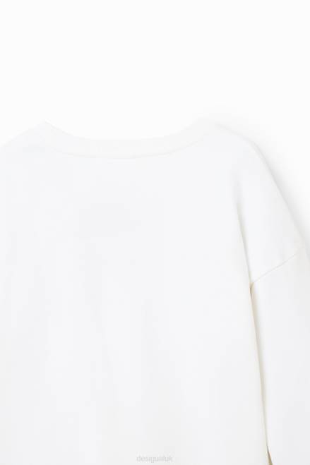 Disney\'s Mickey Mouse splatter sweatshirt Desigual Girl 2ZPR1147 Clothing