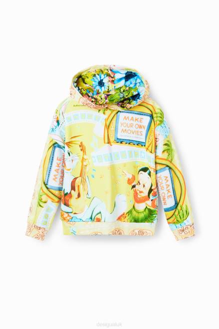 Oversize Bugs Bunny sweatshirt Desigual Girl 2ZPR1158 Clothing