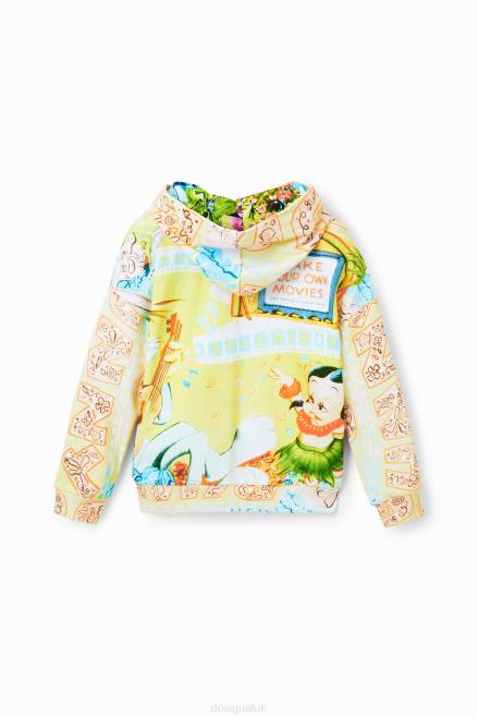 Oversize Bugs Bunny sweatshirt Desigual Girl 2ZPR1158 Clothing