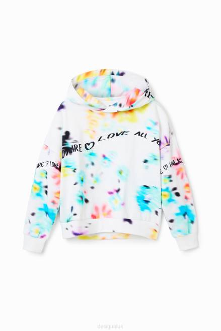 Oversize out-of-focus sweatshirt Desigual Girl 2ZPR1869 Clothing