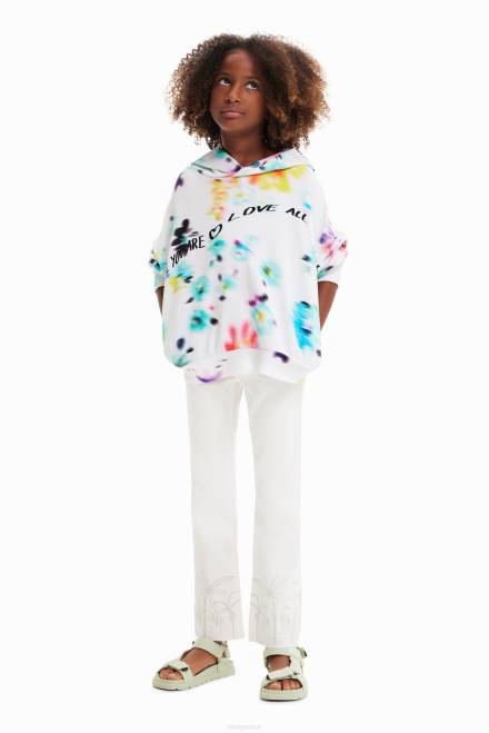 Oversize out-of-focus sweatshirt Desigual Girl 2ZPR1869 Clothing