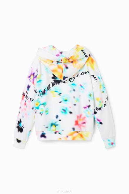 Oversize out-of-focus sweatshirt Desigual Girl 2ZPR1869 Clothing