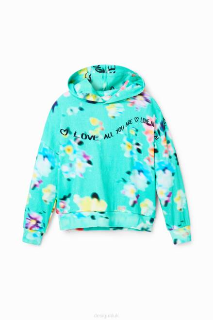 Oversize out-of-focus sweatshirt Desigual Girl 2ZPR1891 Clothing