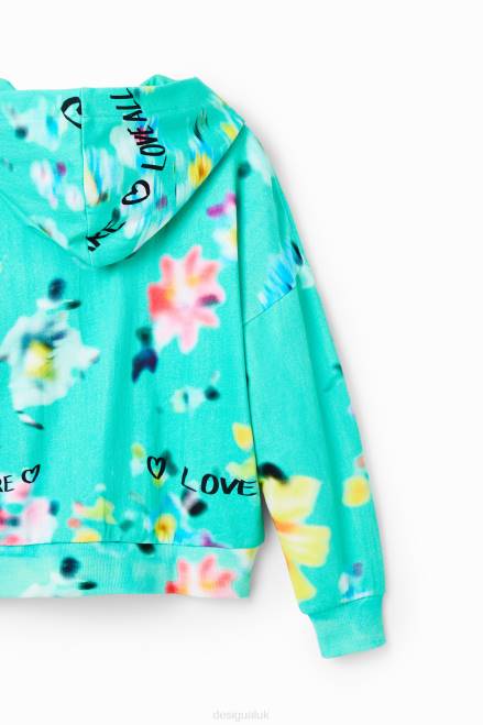 Oversize out-of-focus sweatshirt Desigual Girl 2ZPR1891 Clothing