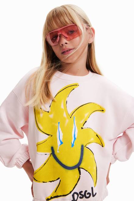 Sun sweatshirt Desigual Girl 2ZPR1793 Clothing