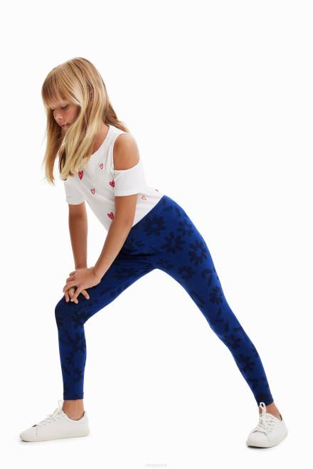 Long floral leggings Desigual Girl 2ZPR1767 Clothing