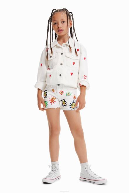 Sun denim shorts Desigual Girl 2ZPR1159 Clothing