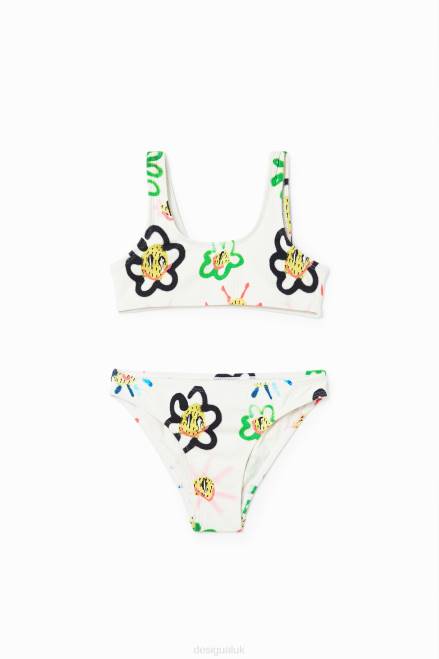 Flower bikini Desigual Girl 2ZPR1154 Clothing