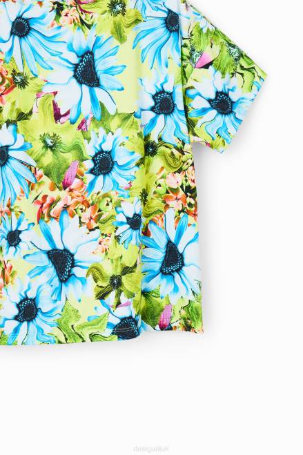 Floral Bugs Bunny T-shirt Desigual Girl 2ZPR1763 Clothing