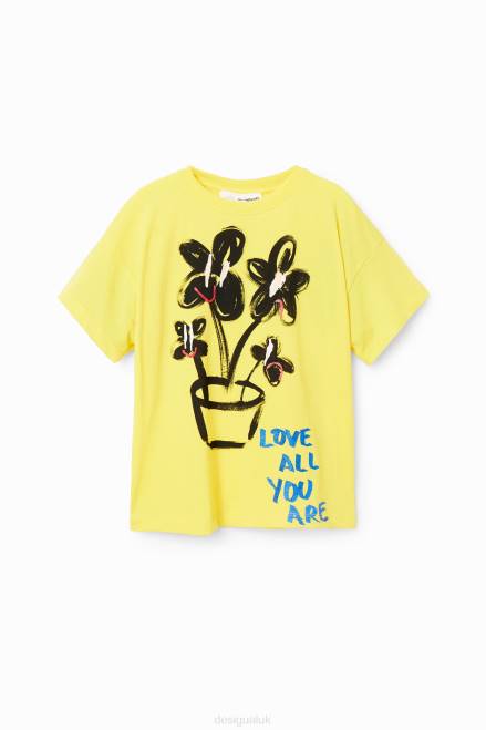 Short-sleeve plant T-shirt Desigual Girl 2ZPR1783 Clothing