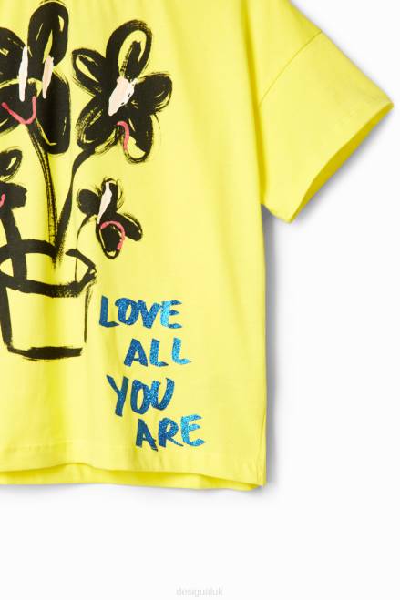 Short-sleeve plant T-shirt Desigual Girl 2ZPR1783 Clothing