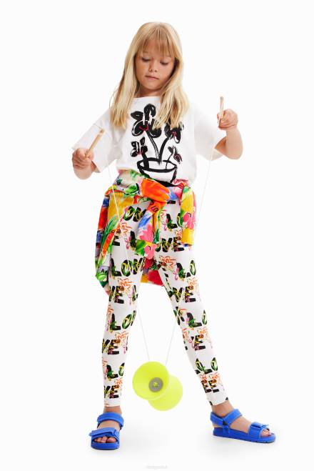Short-sleeve plant T-shirt Desigual Girl 2ZPR1811 Clothing