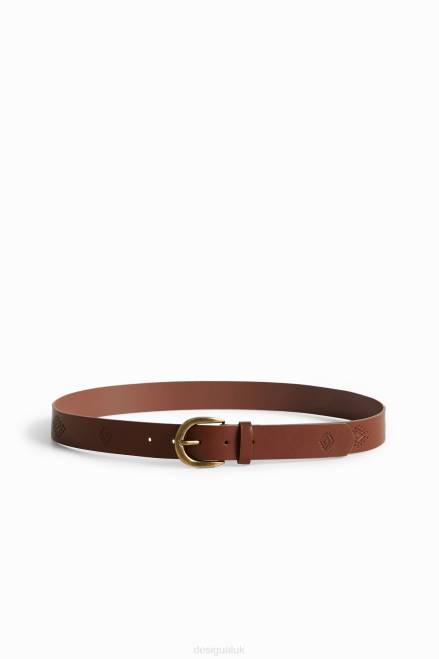 Leather belt Desigual Women 2ZPR1453 Accessory