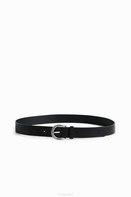 Leather belt Desigual Women 2ZPR1454 Accessory