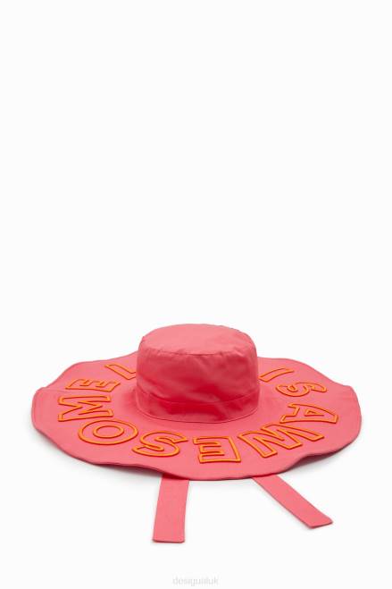 Life is awesome wide-brim hat Desigual Women 2ZPR614 Accessory