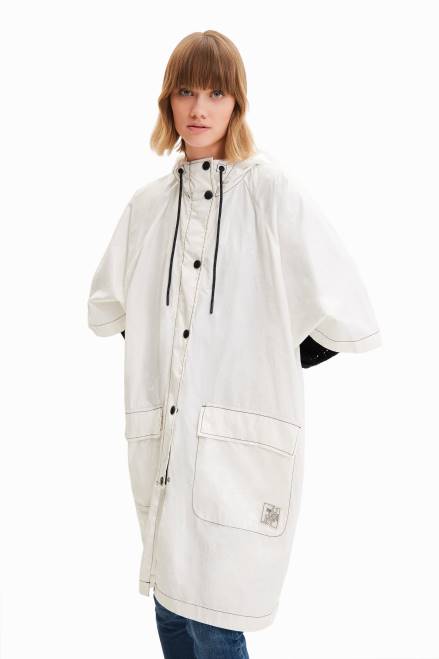 Logomania foldable rain poncho Desigual Women 2ZPR636 Accessory