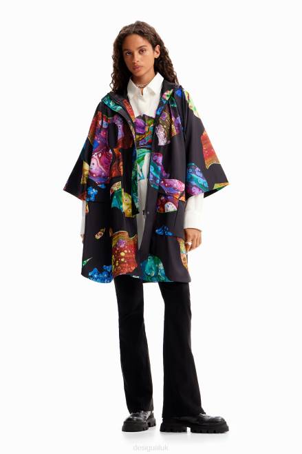 M. Christian Lacroix hooded raincoat Desigual Women 2ZPR1445 Accessory