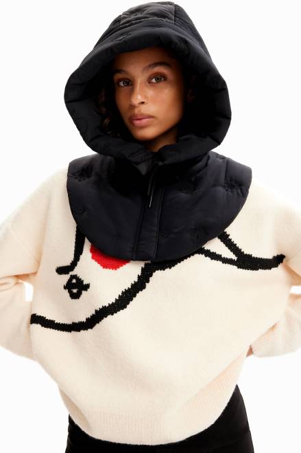 Padded hood Desigual Women 2ZPR1447 Accessory