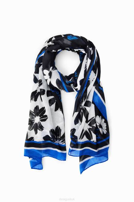 Arty rectangular floral foulard Desigual Women 2ZPR423 Accessory