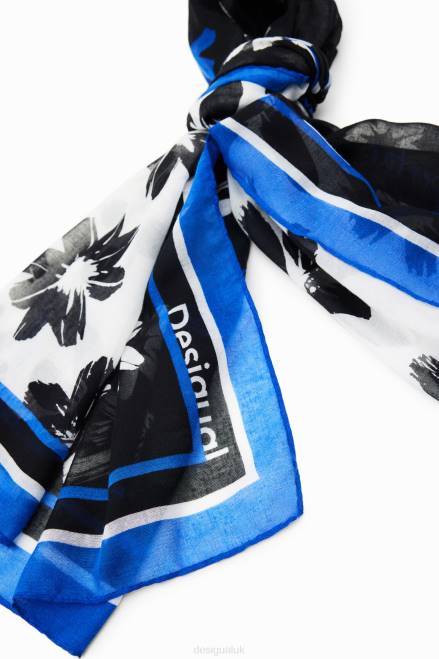 Arty rectangular floral foulard Desigual Women 2ZPR423 Accessory