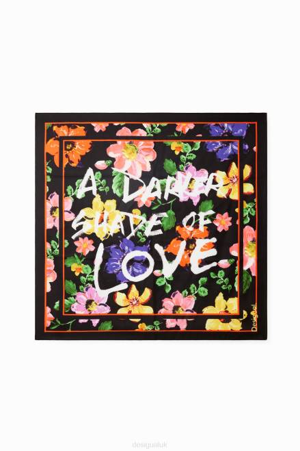 Floral square scarf Desigual Women 2ZPR1420 Accessory