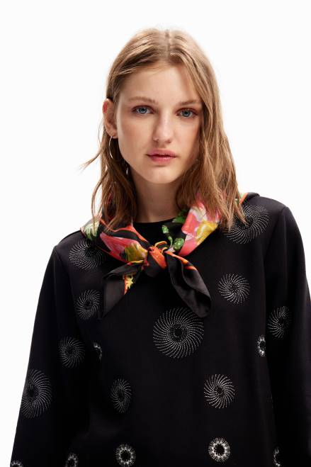 Floral square scarf Desigual Women 2ZPR1420 Accessory