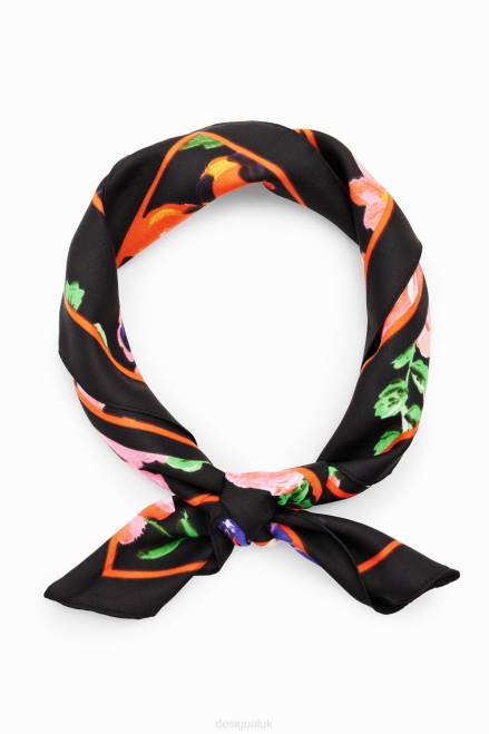 Floral square scarf Desigual Women 2ZPR1420 Accessory